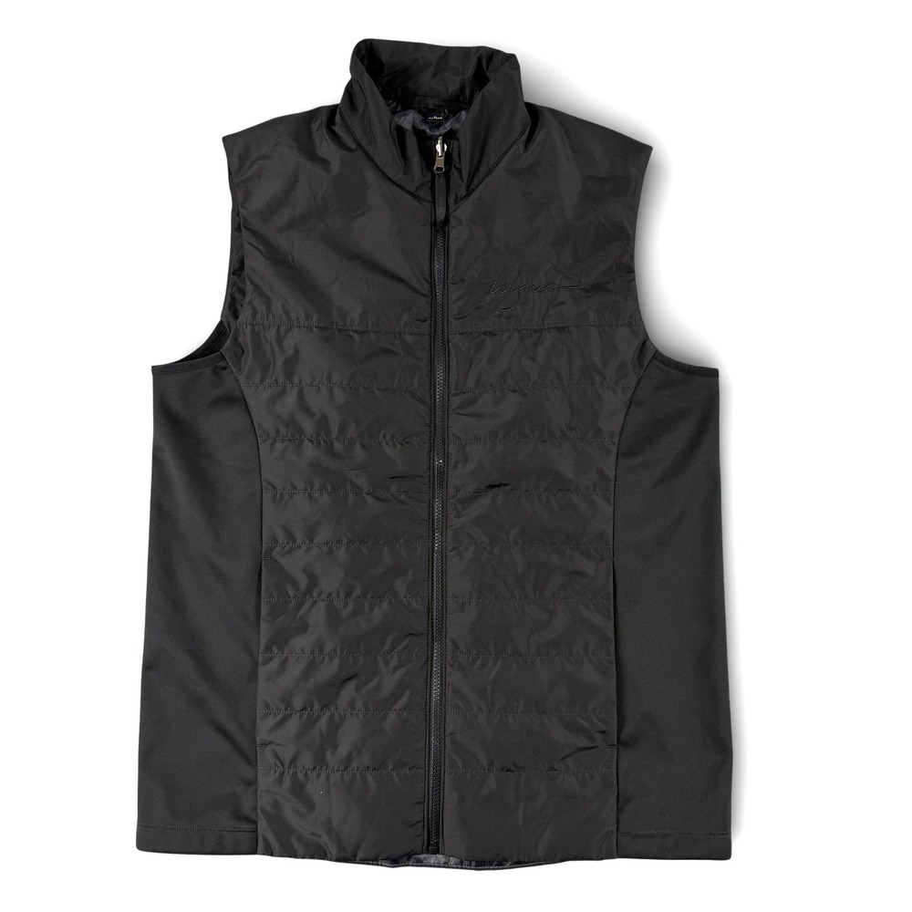 Wynn Resorts Las Vegas Vest Mens L Black Full‎ Zip Quilted Sleeveless Jacket